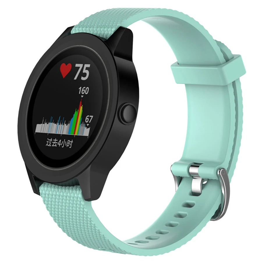 Мягкий силиконовый сменный ремешок для Garmin Vivoactive3 Vivomove HR умный Браслет Vivoactive 3