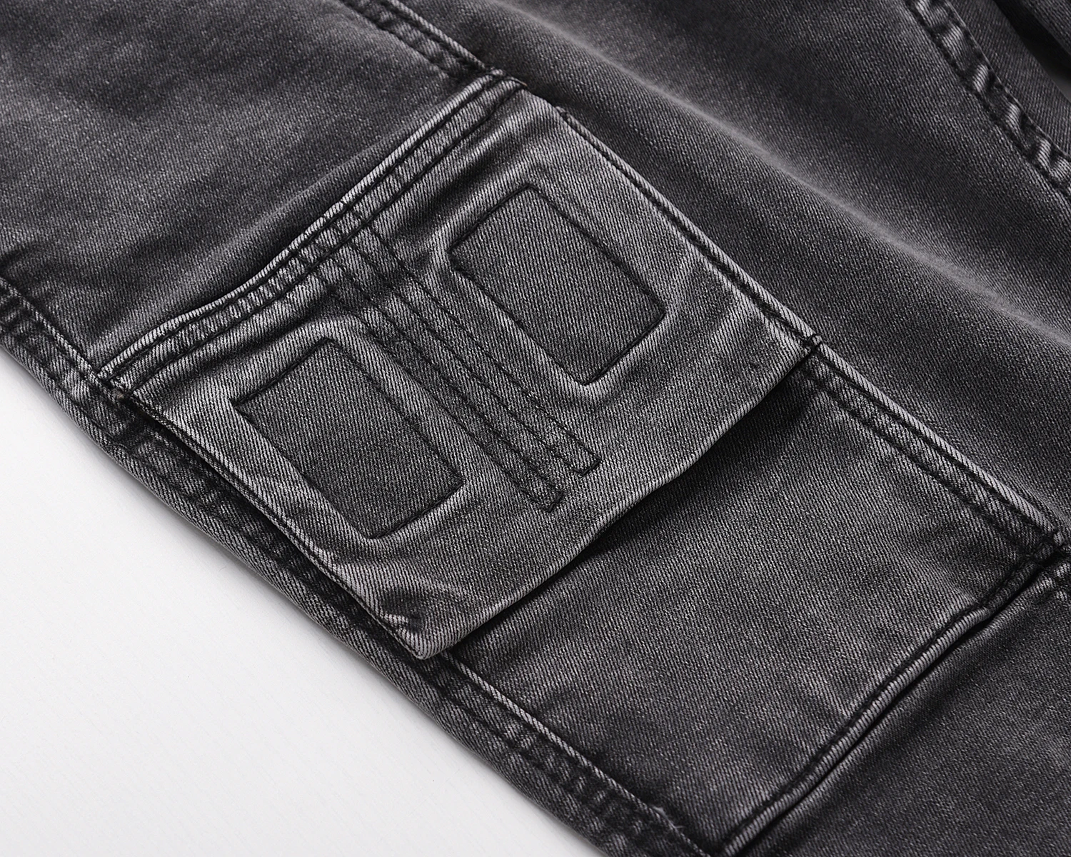 

2020 New Multi-bag slim jeans Hip Hop Men Fashion Casual moto biker jeans 30 32 34 36