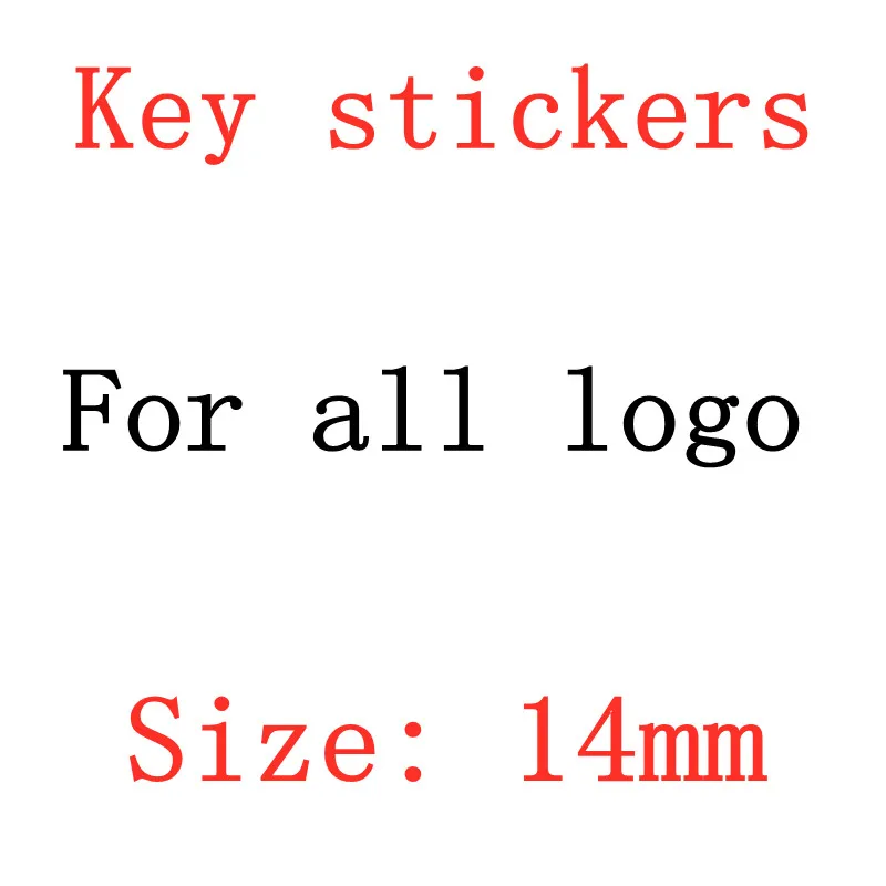 100 шт. 14 мм Автомобильный Брелок дистанционного управления с ключом эмблема