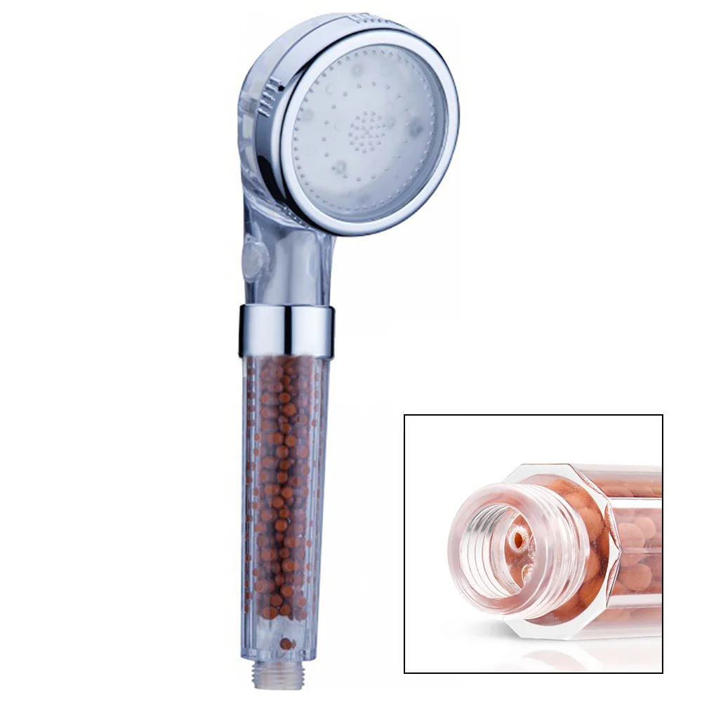 Светодиодный насадка для душа Anion Душ Спа под давлением водосберегающий контроль