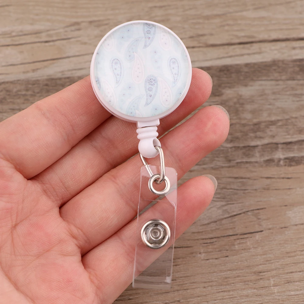 

CB730 Yin Yang Tai Chi New Cartoon Pattern Retractable Nurse Badge Reel Holder Doctor Student ID Card Holder Exhibition Holder