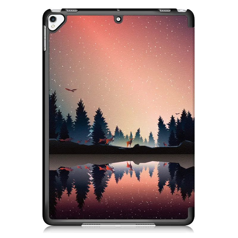 Tablet case for ipad 10.2 2019 Tri-Fold Printed cover Apple 7 7th 10.2" A2200 A2198 A2197 protective Flip Smart | Компьютеры и