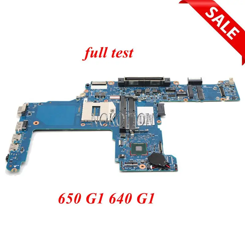 

NOKOTION 744016-601 744016-001 материнская плата для HP ProBook 640 650 G1 материнская плата для ноутбука GMA HD 4400 DDR3L полностью протестирована
