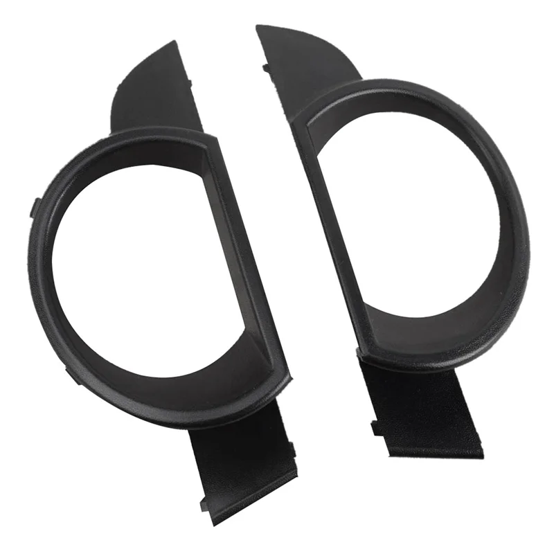 

2Pc Car Left&Right Front Bumper Fog Light Frame Grille Cover For- Q7 2007-2009 4L0807489 / 4L0807490