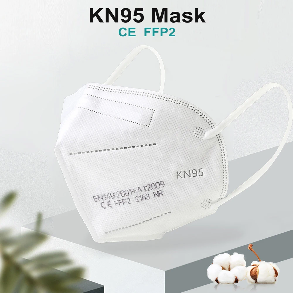 Пылезащитная противотуманная маска Mascarillas CE FFP2 KN95 дышащая для лица