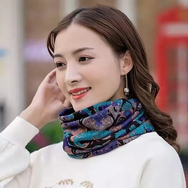 Женская маска для велоспорта головной платок с принтом различные способы