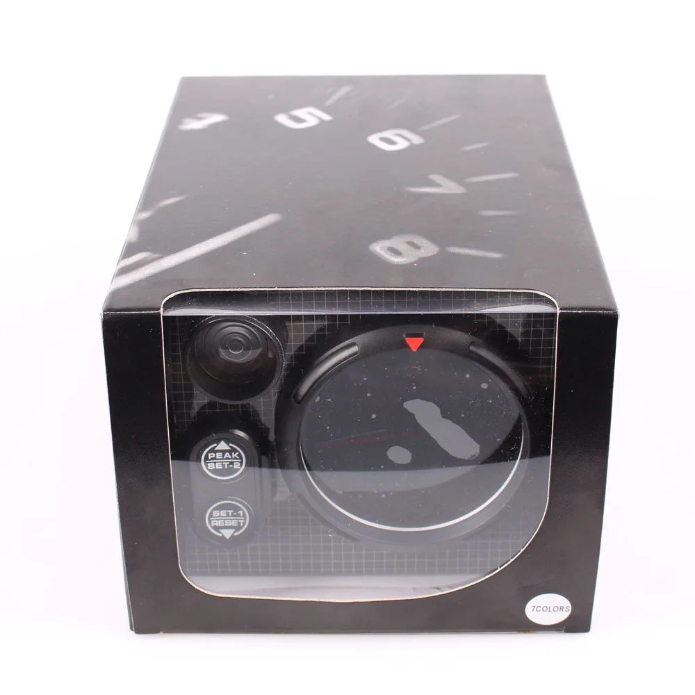 Оригинальный логотип синий и красный светодиодный ЖК-дисплей 80 мм миль/ч