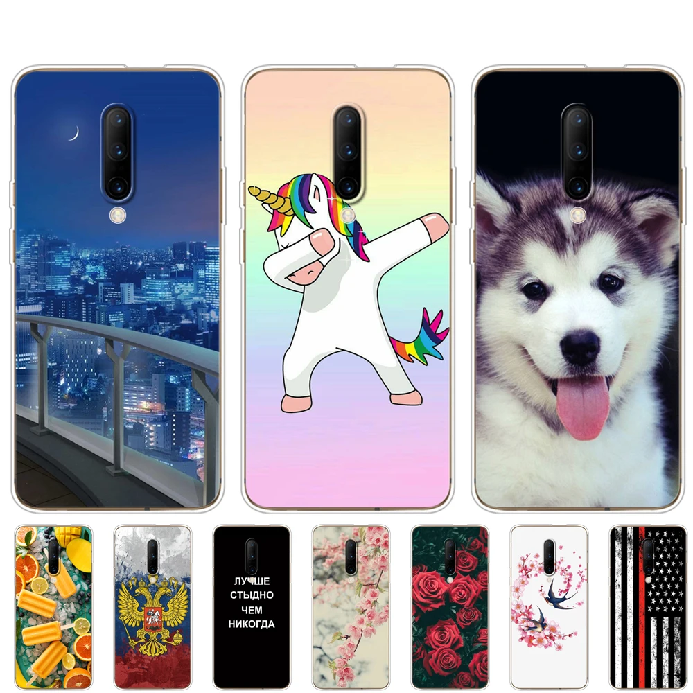 Чехол для oneplus 7 чехол one plus pro задняя крышка телефона 2019 силиконовый мягкий