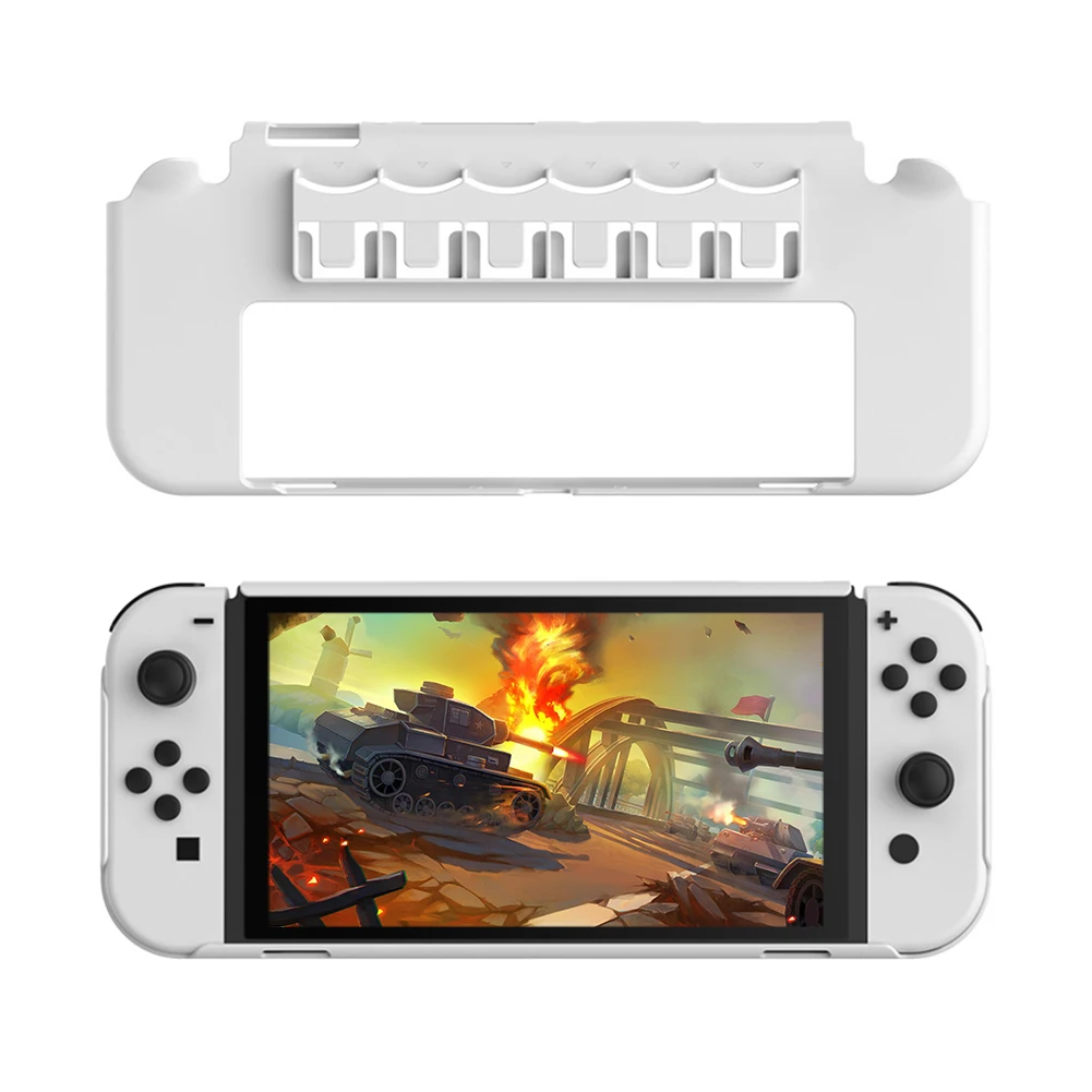 

Protective Cover Anti-Slip Game Accessories Case PC Soft Shell Game Cards Storage Cover for Switch OLED Console