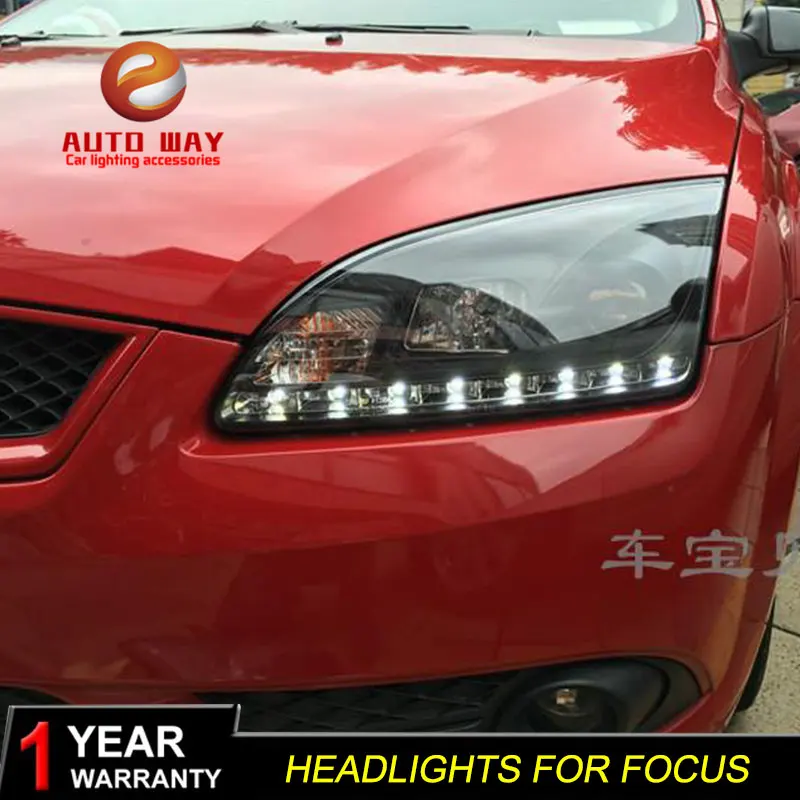 JGD новый стиль для Ford светодиодная фара Focus 2005-2008 Bi-Xenon передняя светодиодные фары