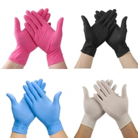 100pcs nitrile gloves disposable latex gloves kitchen household laboratory garden cleaning gloves food grade household gloves