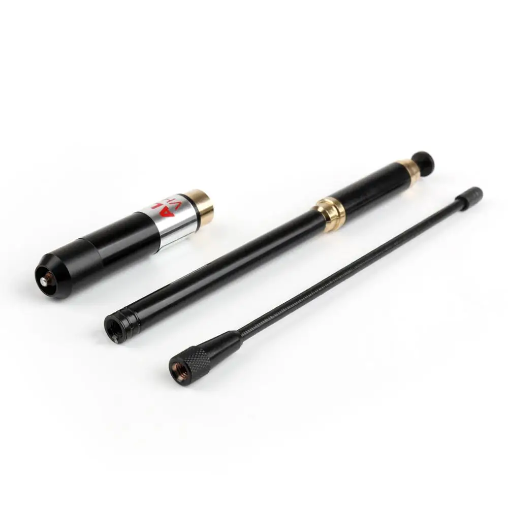 Artudatech 1Pcs AL-800 Aerial High Gain Dual Band Extendable AL800 Antenna SMA-Male For Icom YAESU Radio | Мобильные телефоны и