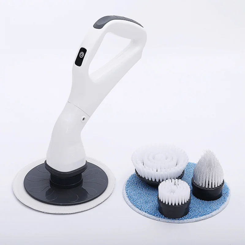 

4 in 1 Kitchen Home Cleaning Tools Tile Brush Muscle scrubber Electric Cleaning Brush Spin Cordless Chargeable Bathroom Cleaner
