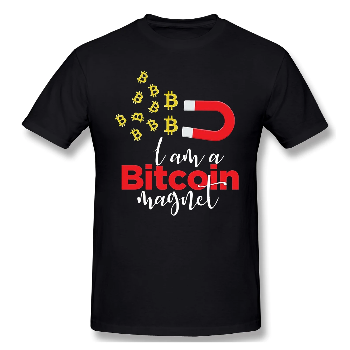 

bitcoin 2020 New Arrival T-Shirt Bitcoin Crewneck Cotton for Men