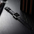 Высококачественная кожаная Петля для iWatch 40 мм 44 мм спортивный ремешок один тур ремешок для Apple watch 42 мм 38 мм Серия 1 2 3 4 5 6 se 7