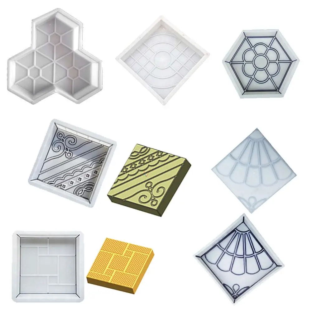 Форма для бетона тротуар сделай сам Пластиковая форма изготовления дорожек