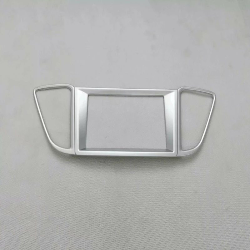 

Центральная панель управления для Hyundai Solaris Accent 2018 2019 декоративная наклейка на вентиляционное отверстие кондиционера рамка отделка