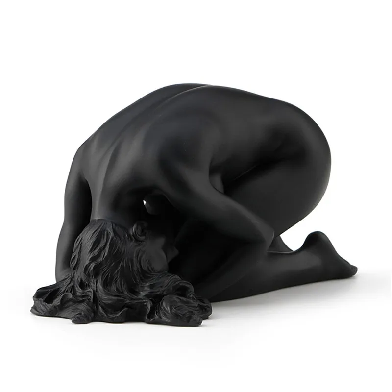 

Sales Modern Naked Lady Art Sculpture Creative Gymnastics Contemporary Female Sculpture Decoration L3150 Art Supplies Resin