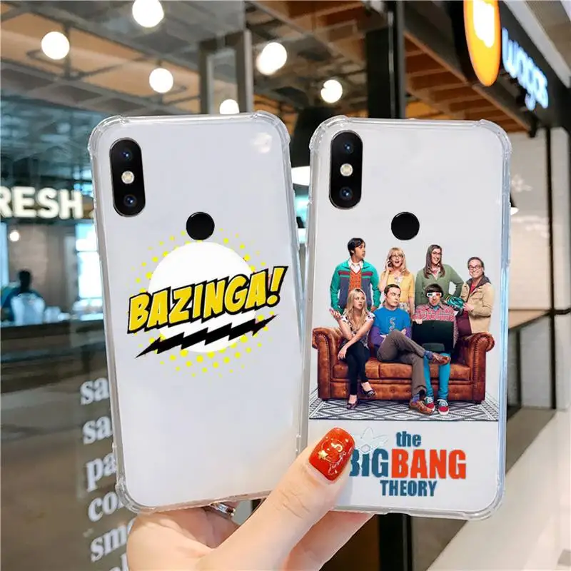 

The Big Bang tv show cartoon Phone Case Transparent For Xiaomi CC 9 11 MAX3 Mix3 MIX2 6X 8 5x 10S 11 10 X SE lite Pro