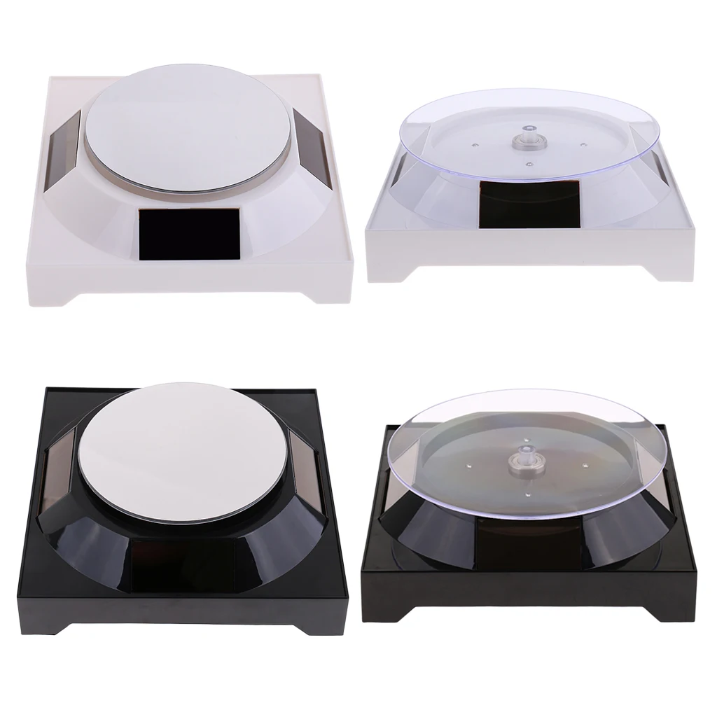 

Solar/ Battery Powered Rotating Jewellery Shops Retail Display Stand Holder