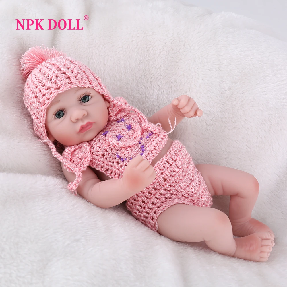 NPKDOLL Куклы реборн Игрушки девочка 10 дюймов подарок силиконовый Полный винил