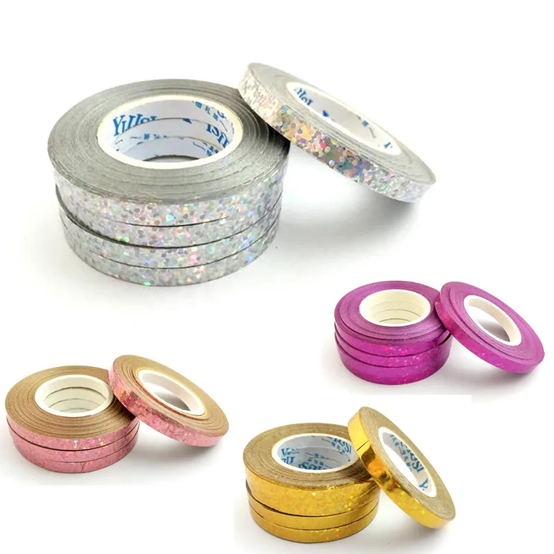 5 шт./лот 10 м воздушные шары ленты лента-лазер для вечерние украшения подарки на