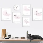 Созвездия детская Настенная картина холст постеры Зодиак астрологический знак печать рисунок скандинавский детский Декор для дома