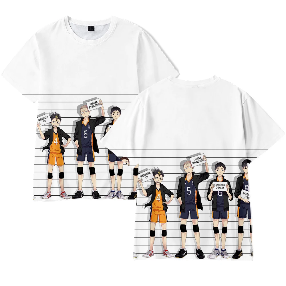 

2020 cmics 3D de verano caliente Haikyuu! Haikyuu-3D animal print camiseta casual de moda para hombres y mujeres XXS-4XL