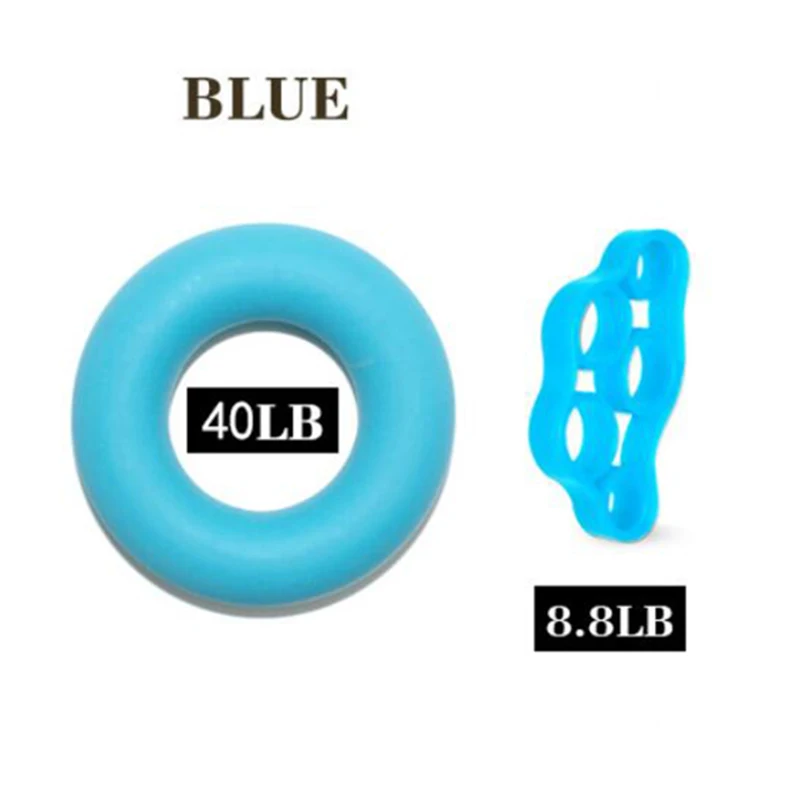 Baru Hand Gripper Silikon Finger Expander Latihan Hand Grip Wrist Strength Trainer Pelatih Jari Resistance Band Fitness