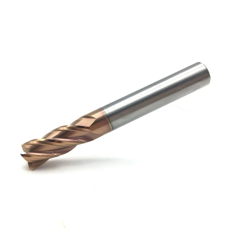 

5PCS HRC60 10mm Solid Carbide Endmills ENDMILL D10X25XD10X75L 4 Flute Standard Length Side milling Slotting Profiling face mill