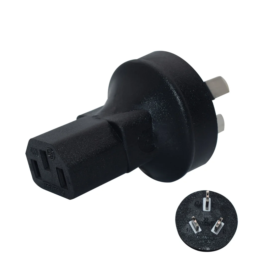 Австралийский 3-полюсный штекер-гнездо IEC 320 C13 адаптер питания переменного тока SAA