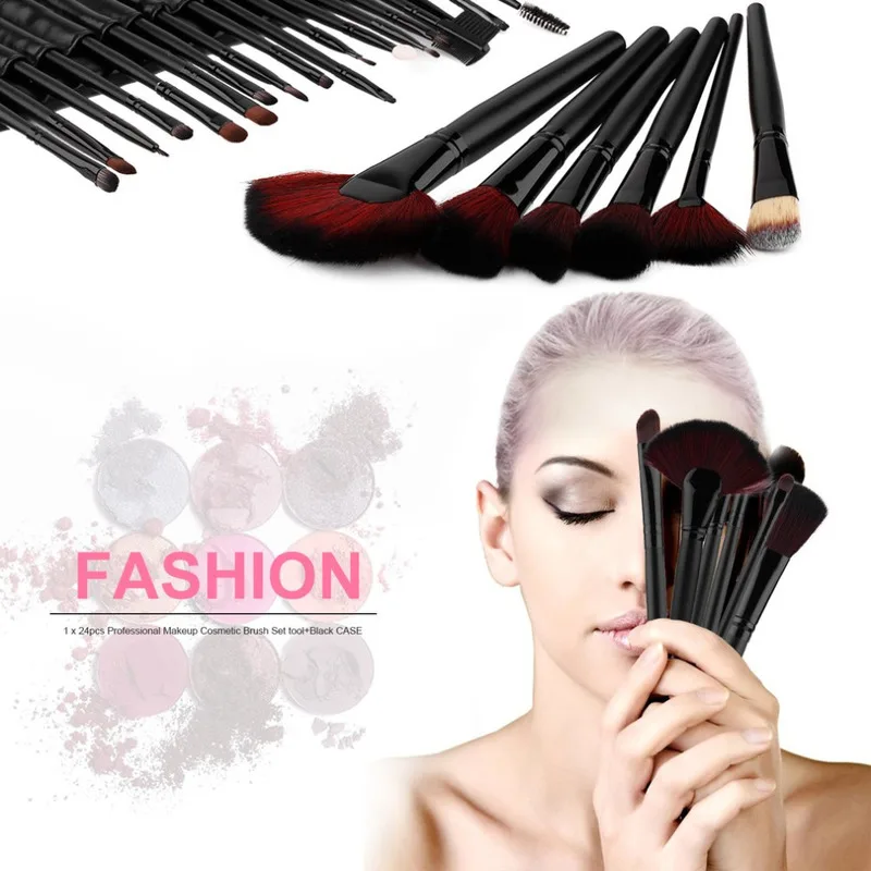 Набор женских косметических кистей для макияжа набор из 24 предметов основы пудры