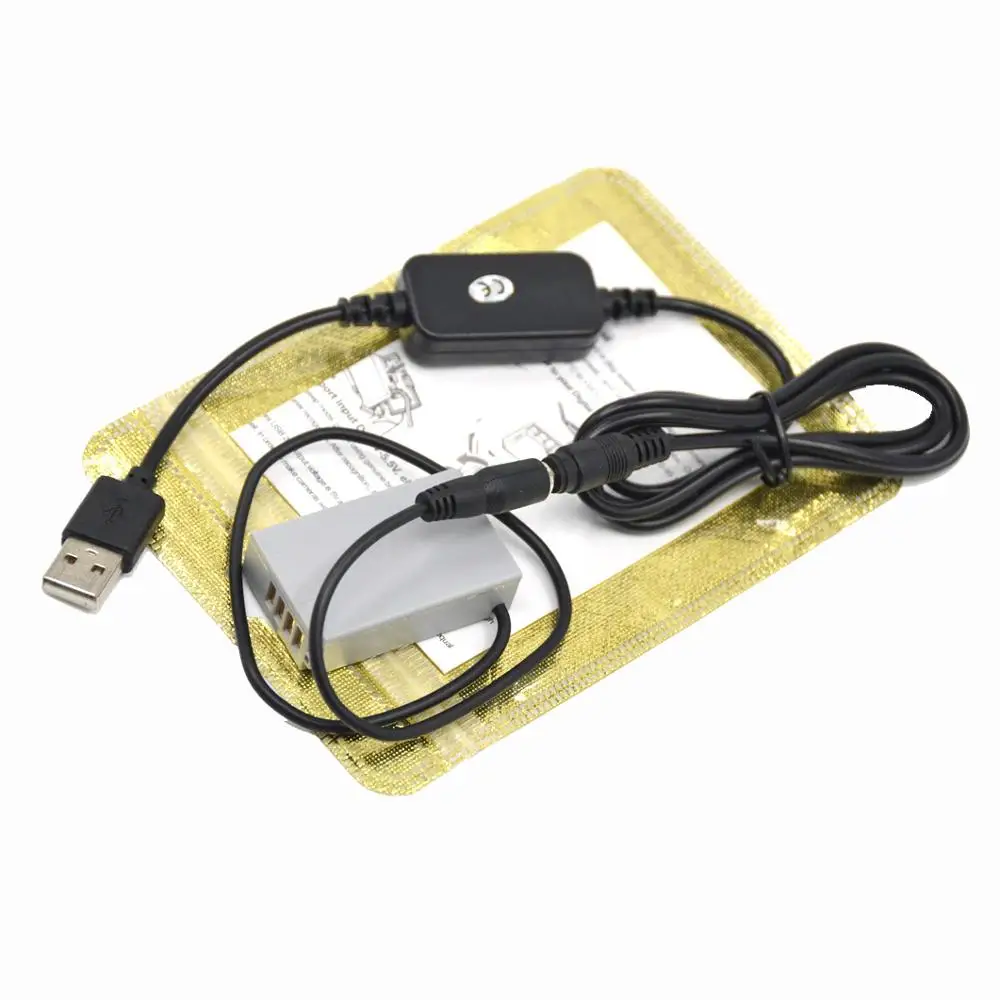 Camera mobile power bank supply usb cable EH-5 EH-5A+EP-5F DC Coupler EN-EL24 dummy battery for Nikon 1 J5 1J5 |