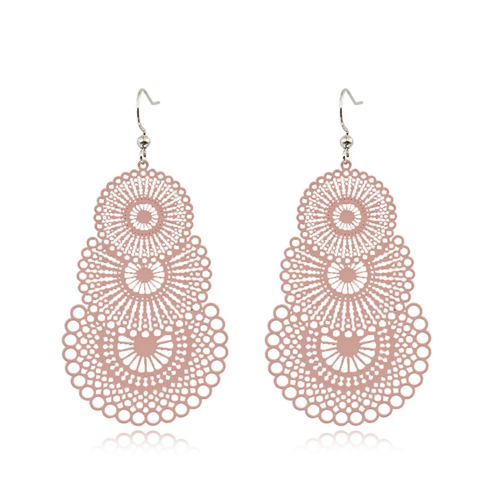 

Multiple Vintage Boho Ethnic Dangle Drop Earrings for Women Female Fashion 2021 Golden Leaf Earrings Jewelry Accessories