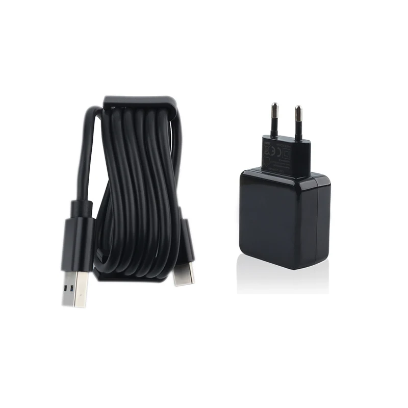 USB Cable andCharger Для Ulefone power 5 зарядное устройство адаптер с европейской вилкой зарядная головка зарядный кабель для Ulefone power 5 USB кабель для передачи данных Запчасти для мобильных телефонов - Цвет: USB Cable andCharger