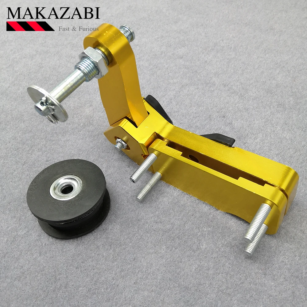 Универсальный алюминиевый ролик натяжителя цепи регулятора для SUZUKI DL 650 SV GN 250 HONDA