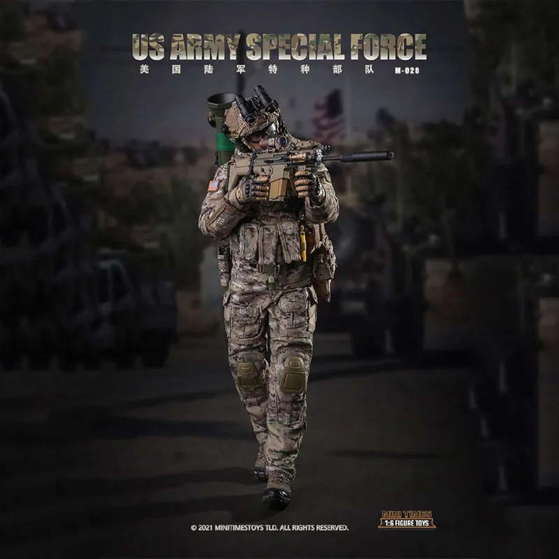 

MINITIMES Toys M028 1/6 U.S. Army Special Forces 12" Full Set Male Soldier Action Figure Pre-sale