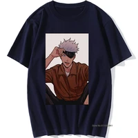 harajuku mens tshirt jujutsu kaisen printed unisex short sleeve t shirt cool cotton anime casual t shirt male streetwear tops
