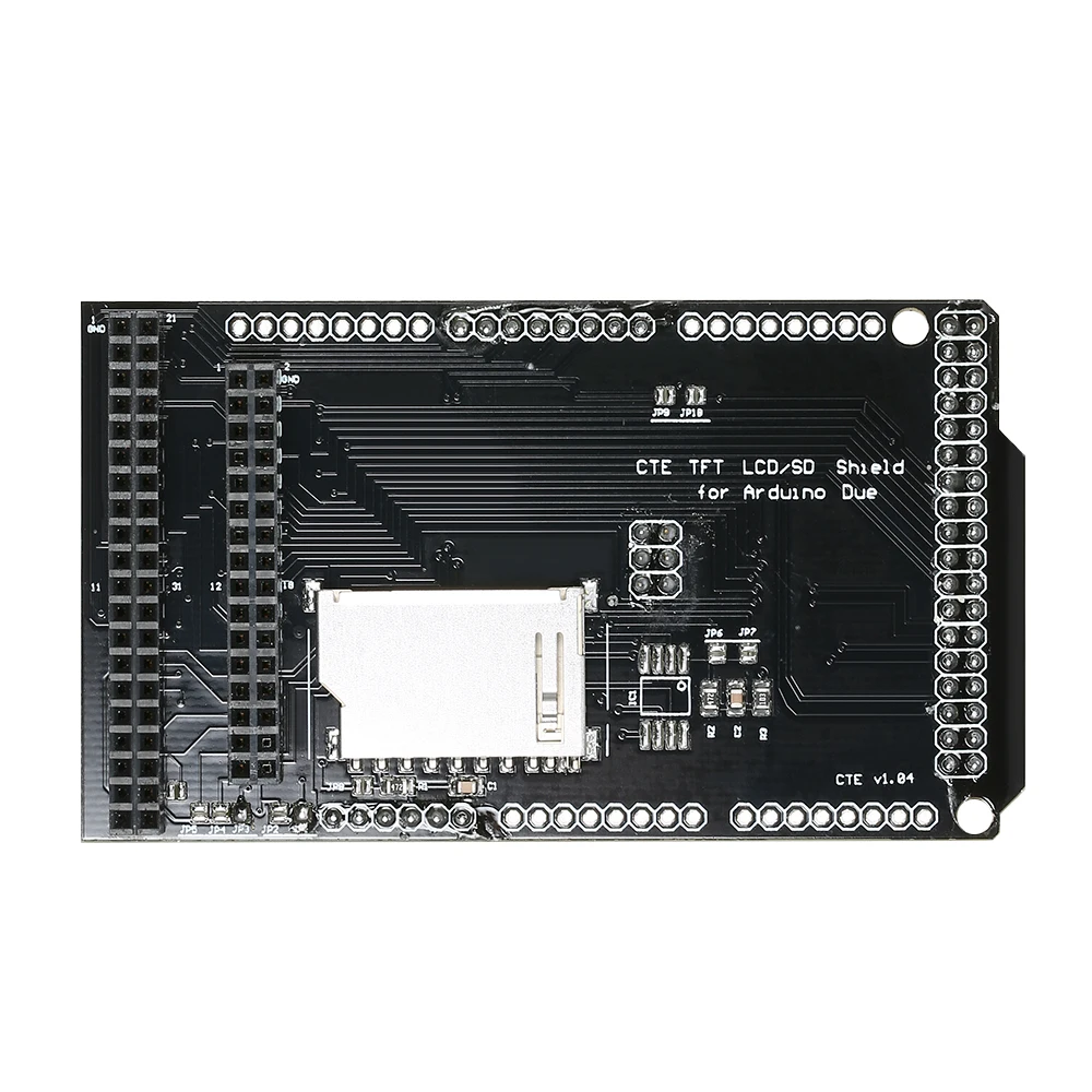 CTE TFT LCD / SD карта Щит Плата расширения для Arduino DUE модуль поддержка 32Pin 40Pin версия |