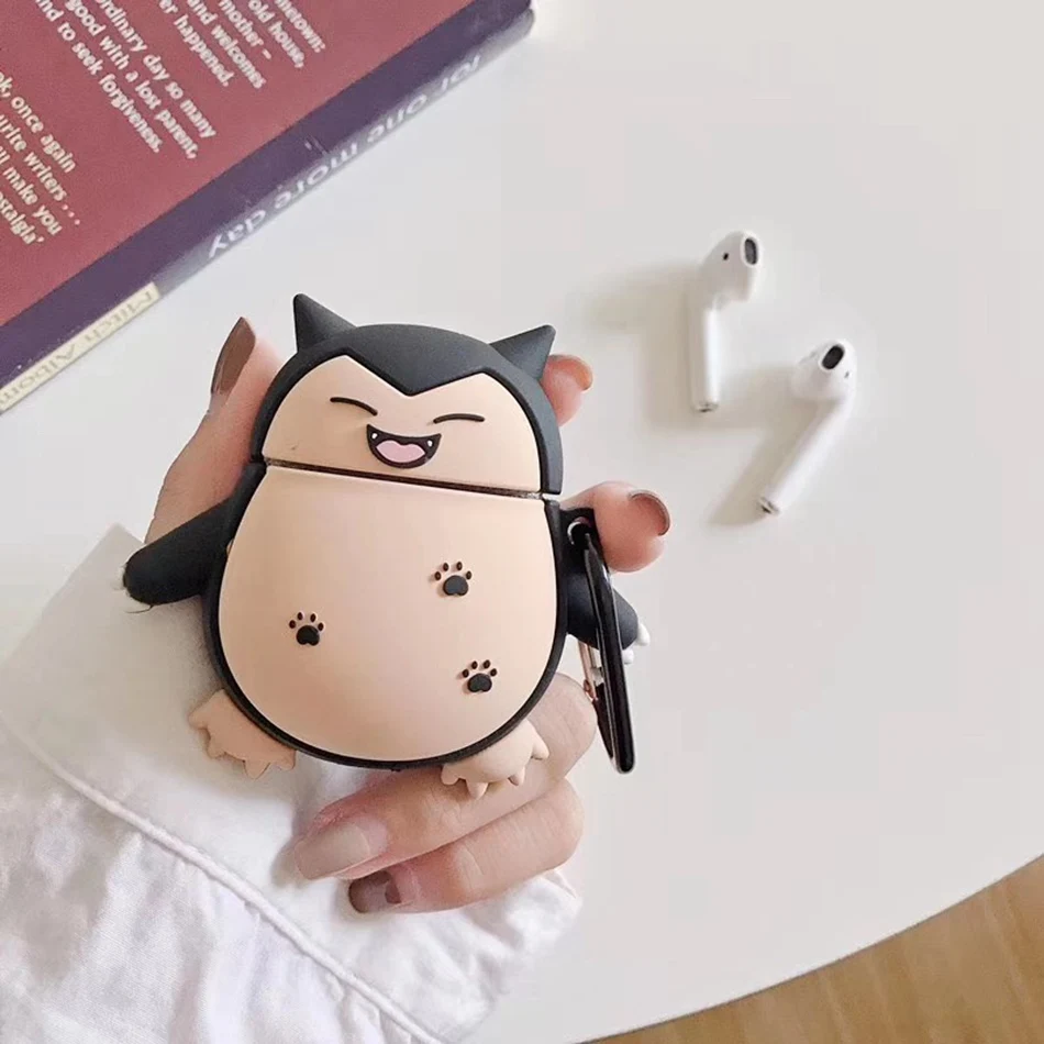 424A 3D Bluetooth беспроводной чехол для наушников для AirPods чехол силиконовый тост Защитная крышка аксессуары для Apple Air pods коробка - Цвет: 424A