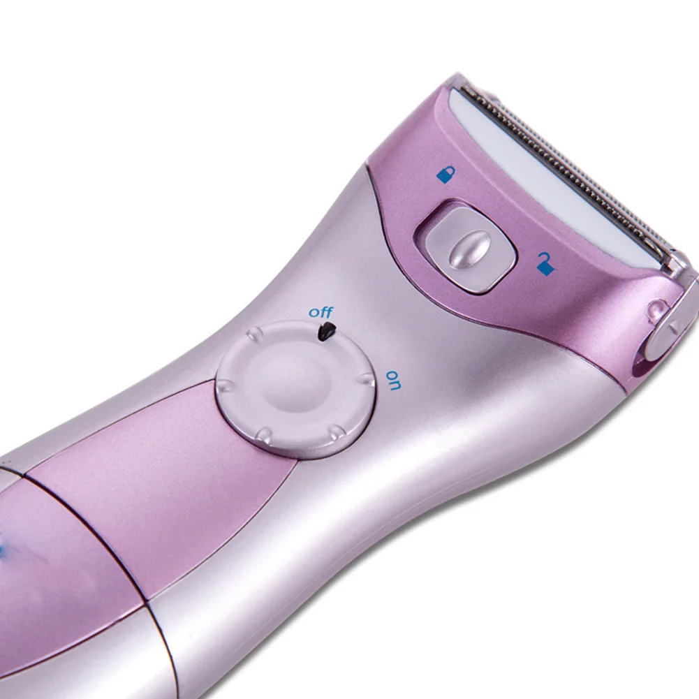 

Cordless Epilator Women Shaver Wet And Dry ABS Removal Facial Hair Razor Trimmer Multifunctional Waterproof Home Battery Power