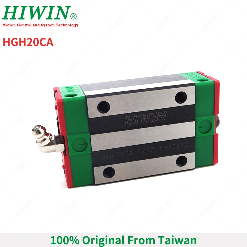 HIWIN HGH20CA линейная направляющая слайд блок каретки для HGR20 рельсы CNC