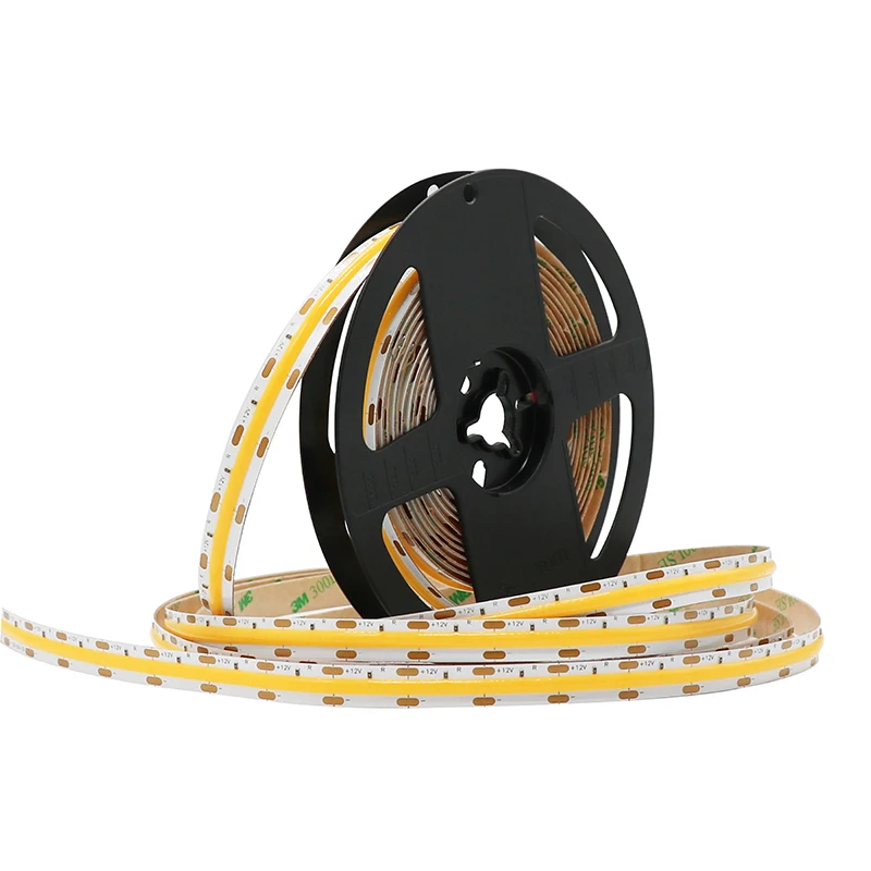 

COB LED Strip 320 384 528 LEDs High Density Flexible COB LED Lights DC12V 24V RA90 3000K 4000K 6000K LED Tape 5m/lot