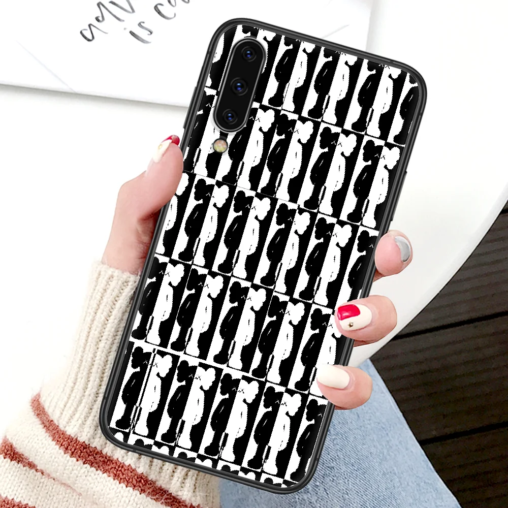 

Fashion kaw Luxury Phone Case For Samsung Galaxy A 3 5 7 8 10 20 20E 21S 30 30S 40 50 51 70 71 4G black Cell Painting Prime