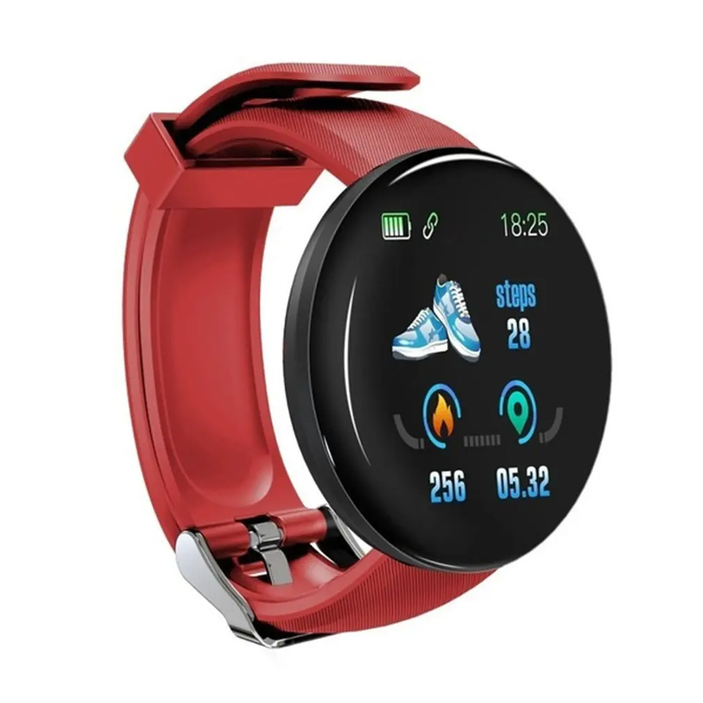 

Hot Smart Watch Heart Rate Monitor Blood Pressure Smartwatch Watch Waterproof Sport Fitness Tracker Watch D18 Reloj inteligente