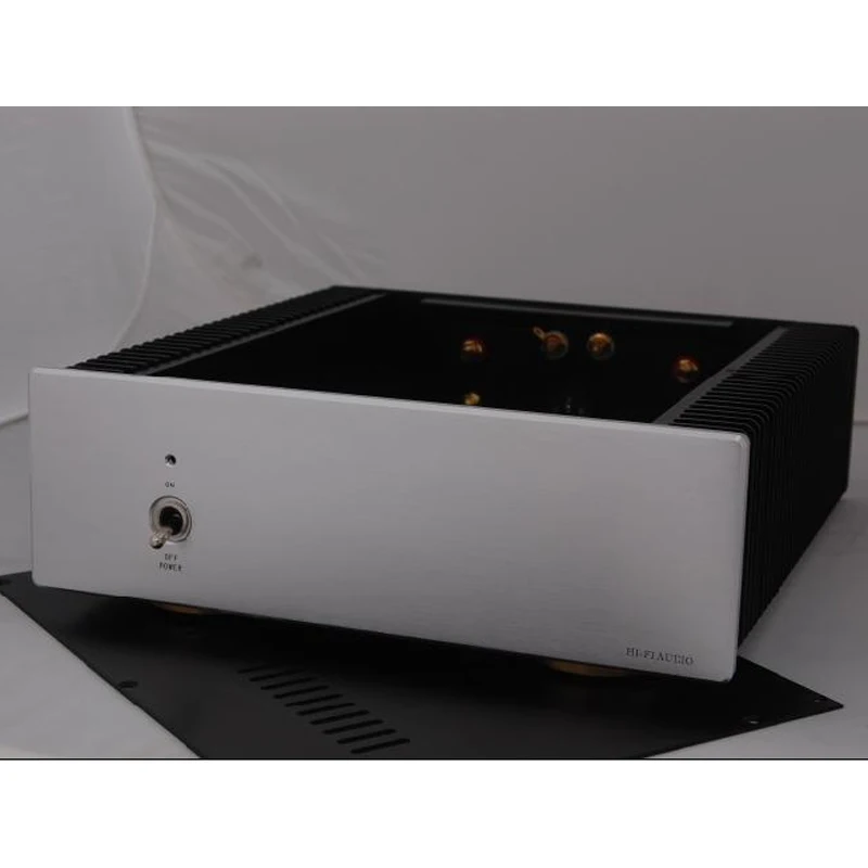 

Vogue 300*95*311MM All Aluminum Pure Rear Stage Amplifier Chassis Box House DIY With Cooling Holes Amplifier Case Shell