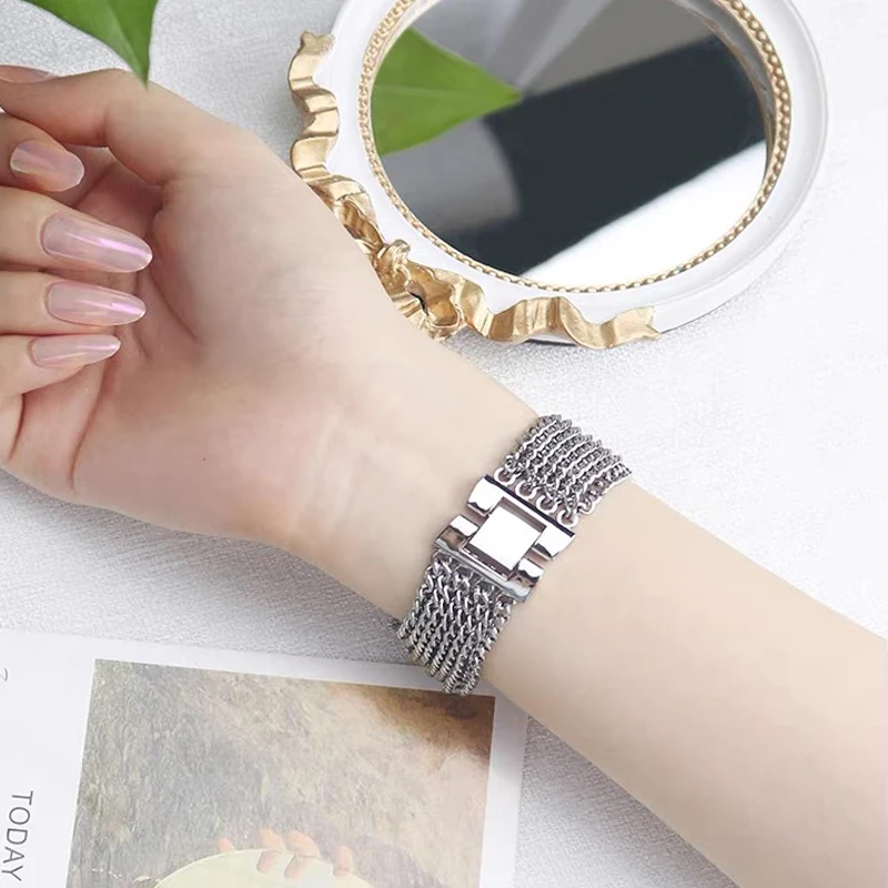 Ремешок для Apple watch band 40 мм 41 38 45 44 42 металлический браслет iWatch Series 3 4 5 6 se 7 | Наручные