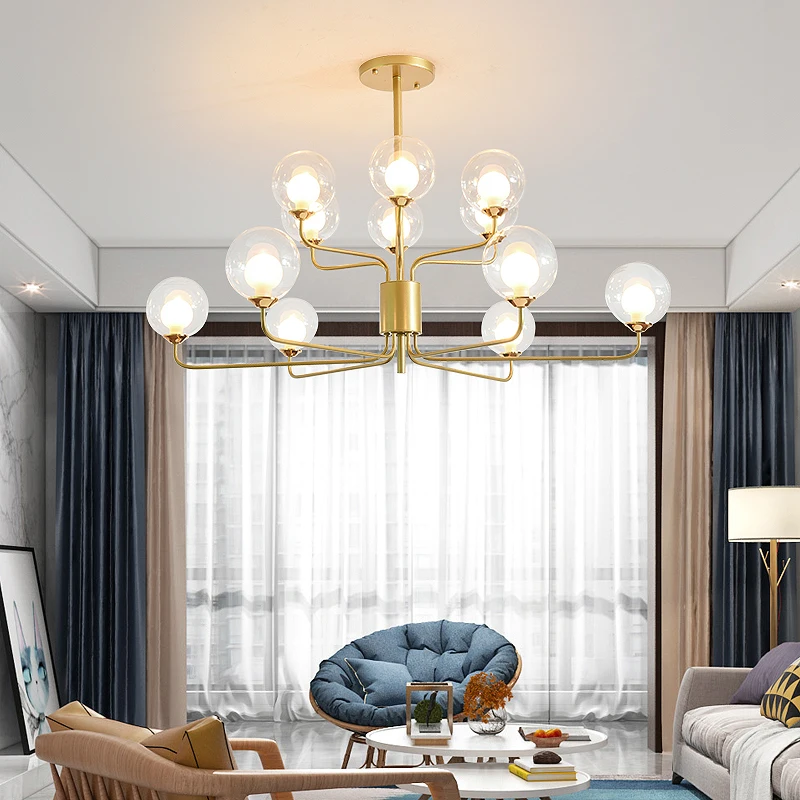 Люстра потолочная в скандинавском стиле детская декоративная цветная лампа e27