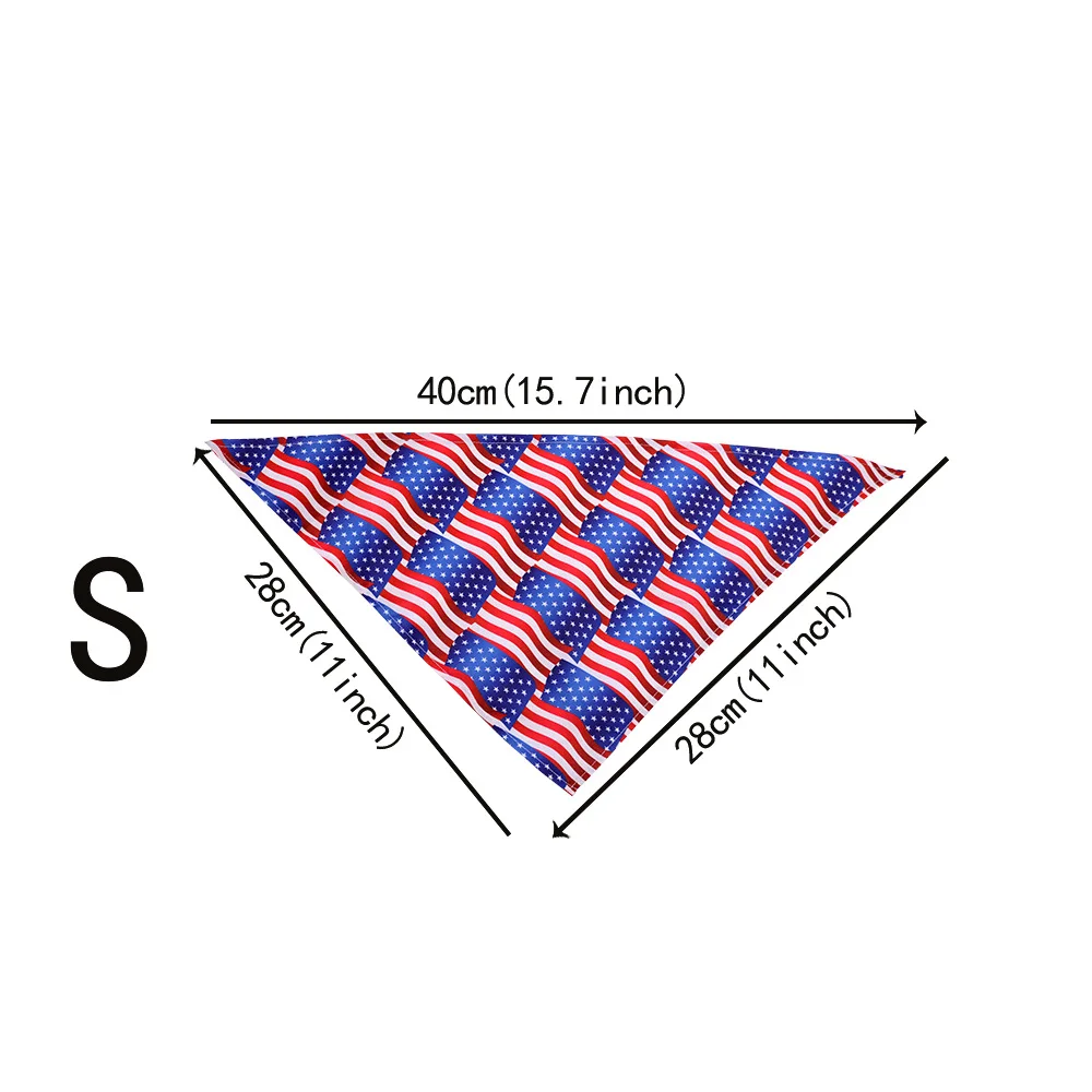 

Pet Triangles Scarf Bandana Cat Dog Saliva Towel Adjustable Collar Neckerchief Floral Printed Bib Bandana Pet Supplies