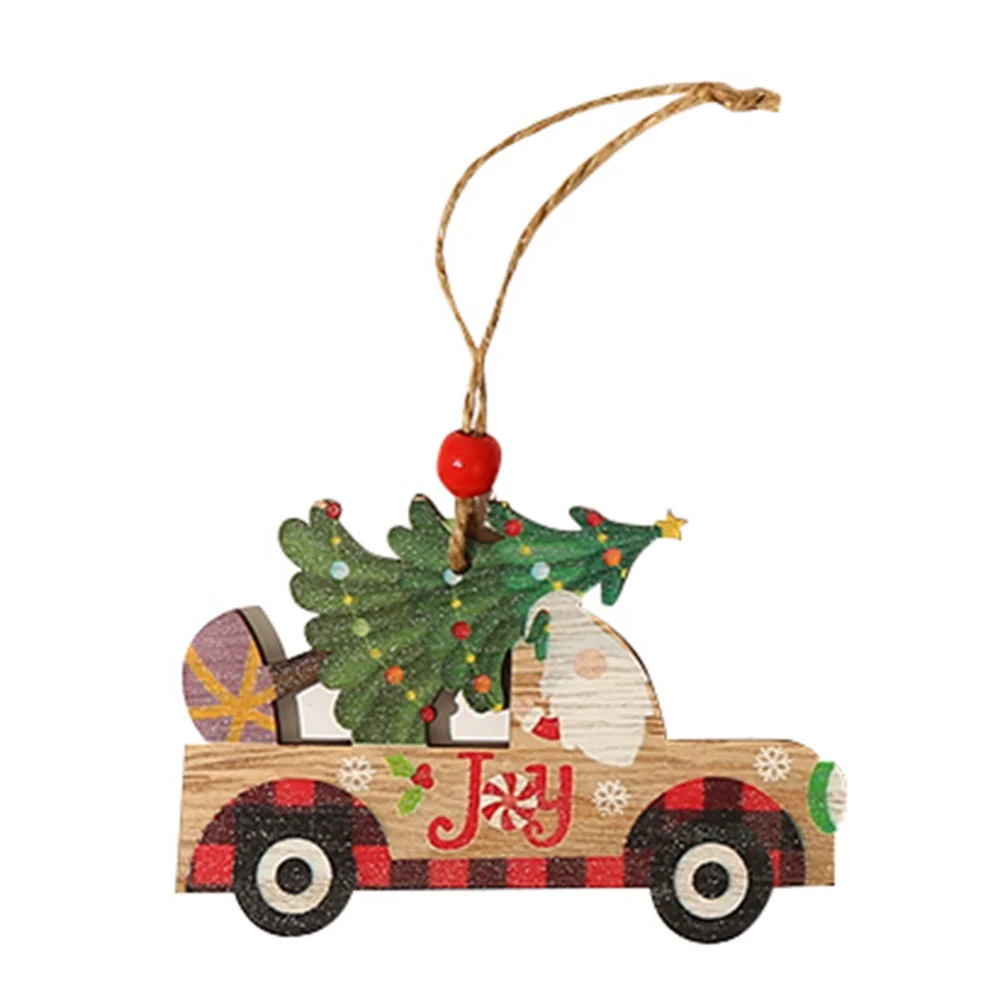 

Christmas Ornaments Red Car Multipurpose Farmhouse Hanging Crafts